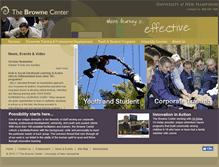 Tablet Screenshot of brownecenter.com